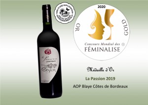 Médaille Feminalise - La Passion 2019